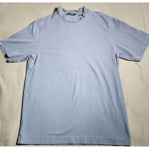 Axis LA T-Shirt Men Small Blue Short Sleeve Outdoor Round Neck Pull On